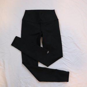Alo High Waist Airbrush Black Leggings 28"